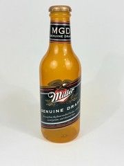 Vintage Miller Genuine Draft Beer Bottle Plastic Coin Bank 20″H Beer Piggy Bank