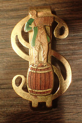 VINTAGE HAMPDEN BREWING CO WILLIMANSETT MASS ALE BEER money clip