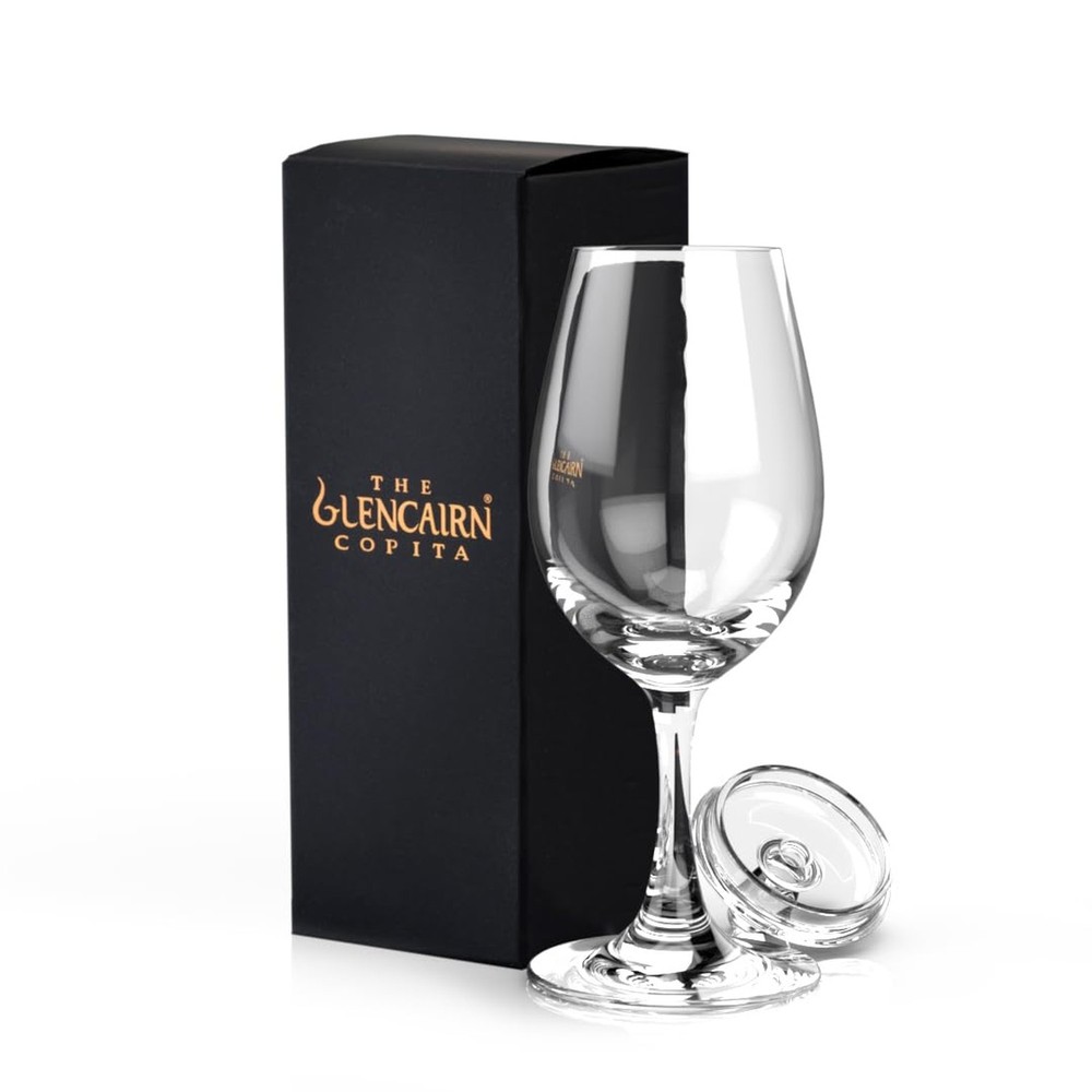 GLENCAIRN Whiskey Copita Glass and Tasting Cap in Gift Carton